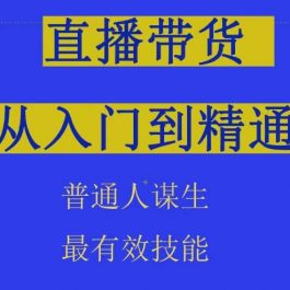 2024抖音直播带货直播间拆解抖运营从入门到精通，普通人谋生最有效技能