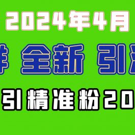 （9930期）2024年全新社群引流法，加爆微信玩法，日引精准创业粉兼职粉200+，自己…