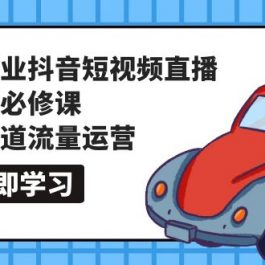 （9741期）汽车行业 抖音短视频-直播新媒体必修课，汽车赛道流量运营（118节课）