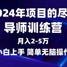 （9691期）2024年做项目的尽头是导师训练营，互联网最牛逼的项目没有之一，月入3-5…