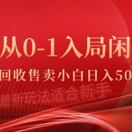 （9641期）从0-1入局闲鱼币回收售卖，当天收入500+