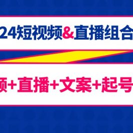 （9426期）2024短视频&直播组合课：短视频+直播+文案+起号+千川（67节课）