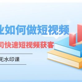 （9394期）财税行业怎样做短视频，财税记账公司快速短视频获客（5节高清无水印课）