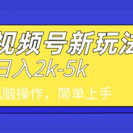 （9294期）2024年视频号分成计划，日入2000+，文案号新赛道，一学就会，无脑操作。