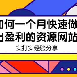 （9078期）某收费培训：如何一个月快速做出盈利的资源网站（实打实经验）-18节无水印