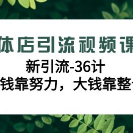 （9048期）实体店引流视频课程，新引流-36计，小钱靠努力，大钱靠整合（48节-无水印）