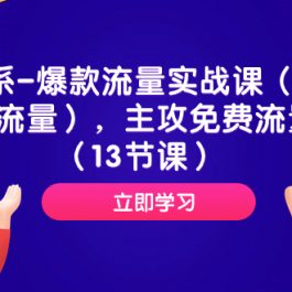 （7658期）淘系-爆款流量实战课（搜索流量），主攻免费流量（13节课）