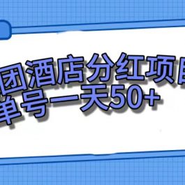 （7515期）美团酒店分红项目，单号一天50+