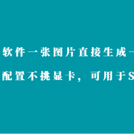 利用AI软件只需一张图片直接生成一套写真，不吃配置不挑显卡，可用于S变现