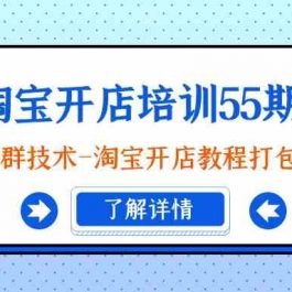 淘宝开店培训55期：无界人群技术-淘宝开店教程打包下载