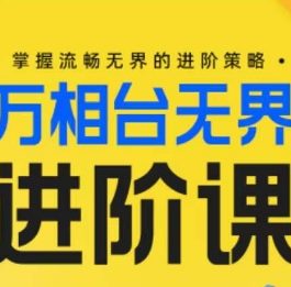 电商万相台无界进阶课，掌握流畅无界的进阶策略