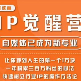 树成林·IP觉醒营，快速树立行业IP的操作方法论，让你赚到人生的第一个1万块（更新）