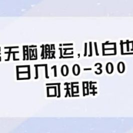 百家号无脑搬运，小白也可操作，日入100-300，可矩阵【仅揭秘】