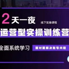 5月22-23线下课运营型实操训练营，全面系统学习，从底层逻辑到实操方法到千川投放