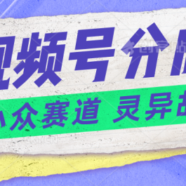 视频号分成掘金小众赛道 灵异故事，普通人都能做得好的副业