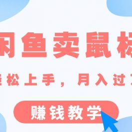 （10755期）最新闲鱼卖鼠标项目,新手小白轻松上手，月入过万简简单单的赚钱教学