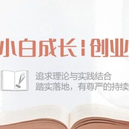 （10603期）小白成长|创业课：追求理论与实践结合，踏实落地，有尊严的持续赚钱-42节