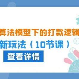 （10528期）2024坑产算法 模型下的打款逻辑：618最新玩法（10节课）