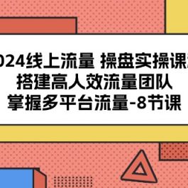 （10466期）2024线上流量 操盘实操课程，搭建高人效流量团队，掌握多平台流量-8节课