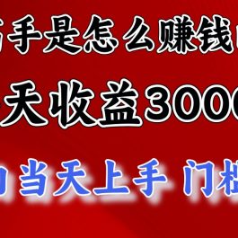 （10436期）高手是怎么赚钱的，一天收益3000+ 这是穷人逆风翻盘的一个项目，非常稳…