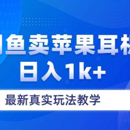 （10380期）闲鱼卖菲果耳机，日入1k+，最新真实玩法教学