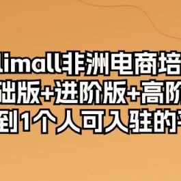 （10374期）kilimall非洲电商培训，基础版+进阶版+高阶版 从0-1个人可入驻的平台-12节