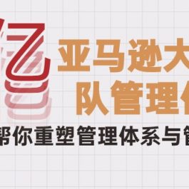 （10178期）30亿-亚马逊大卖团队管理体系，一套课帮你重塑管理体系与管理技巧