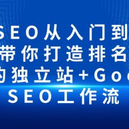 （10169期）谷歌SEO从入门到精通 带你打造排名 清晰的独立站+Google SEO工作流