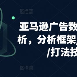 亚马逊广告数据拆解分析，分析框架/层级优化/打法技巧