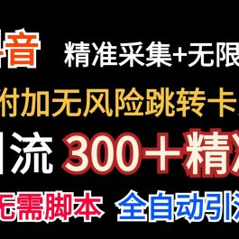 抖音无限暴力私信机（附加无风险跳转卡片）日引300＋精准粉